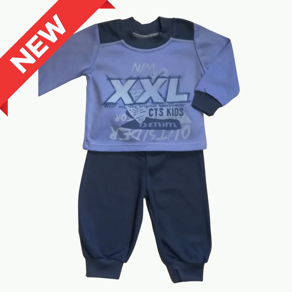 új kék pizsama XXL 68-as